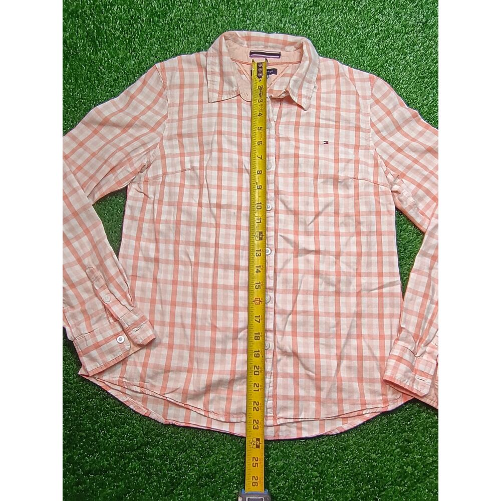 Tommy Hilfiger Plaid Button-Up Shirt - Women's M - Picture 3 of 6